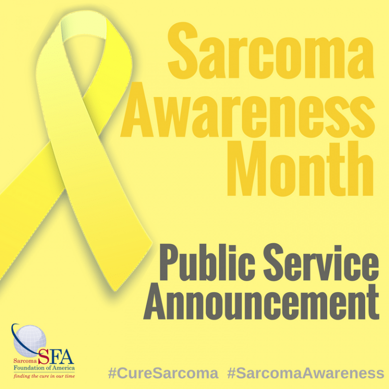 In the News- Sarcoma Cancer Research & Awareness